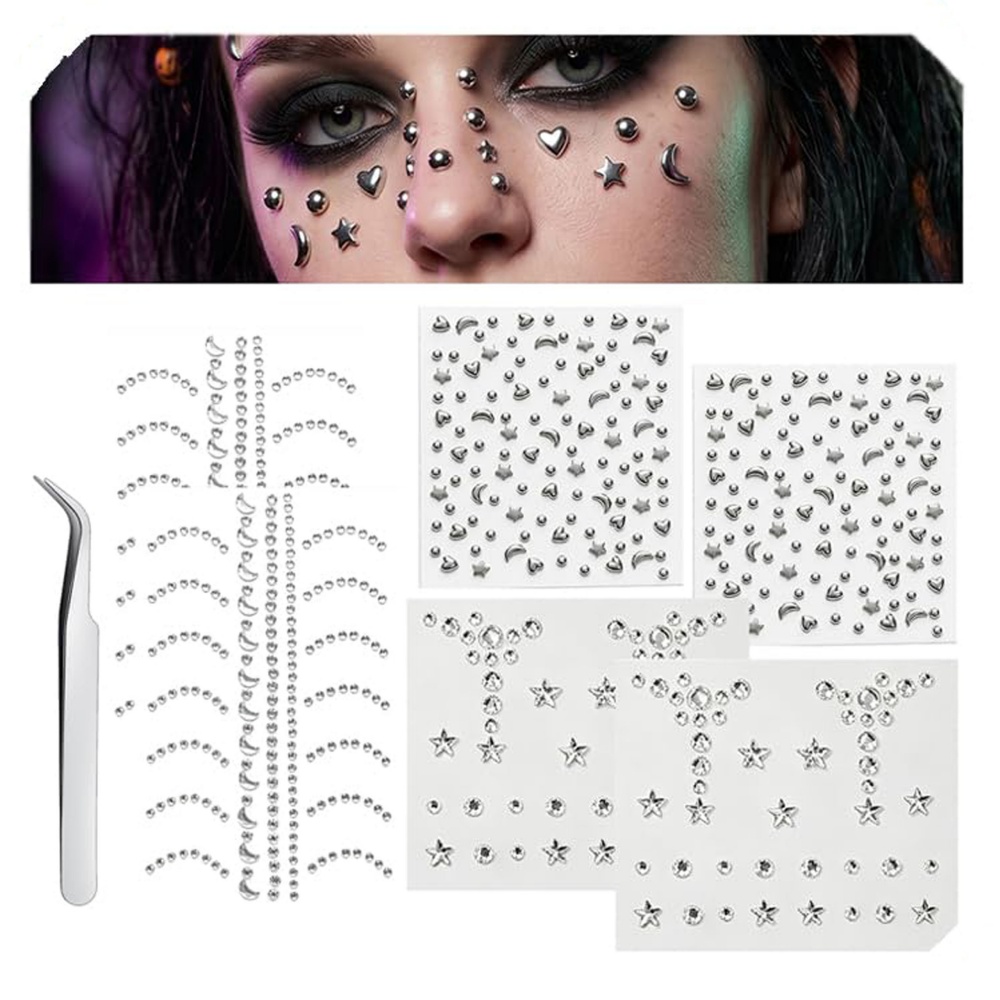 Body Jewelry Hoops - Fałszywe piercingi kule Stick na nos