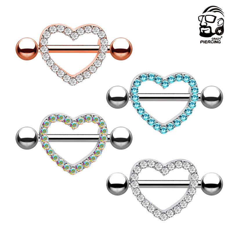 Body Jewelry For Sale - 2szt Obie strony przykręcane Pierścionek na