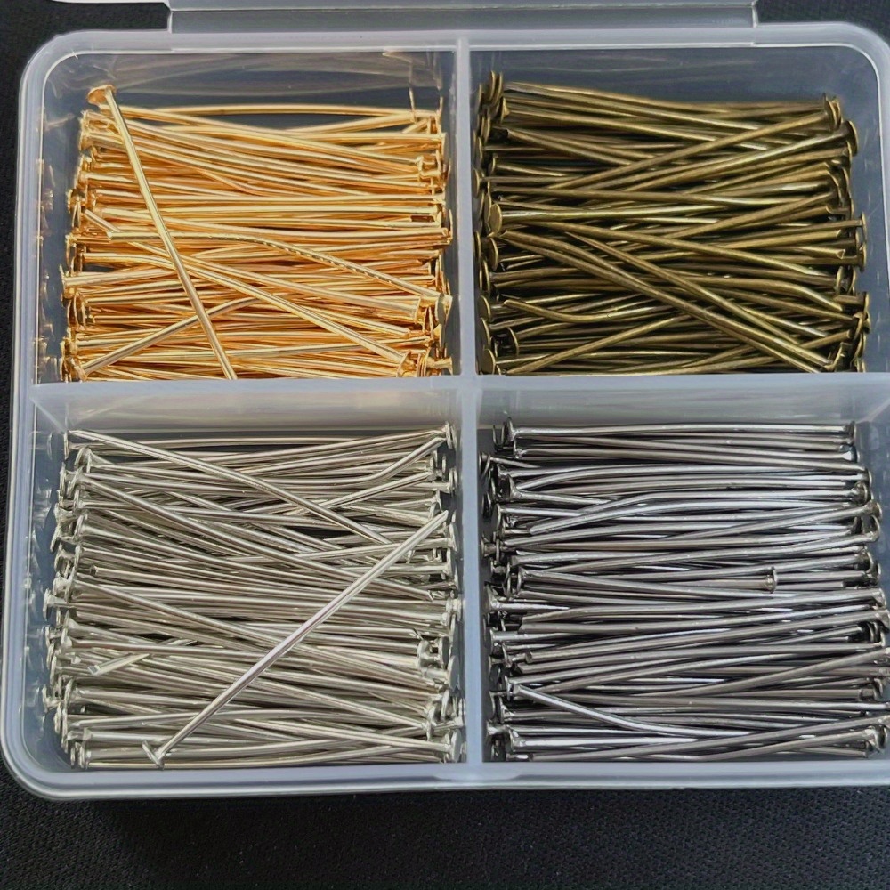 Body Jewelry Organizer - 400 szt. Mieszane szpilki z żelazną