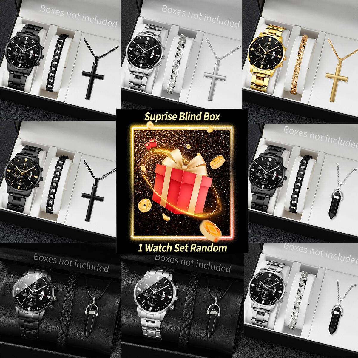 Body Jewelry Organizer - Zegarek niespodzianka w pudełku - 3