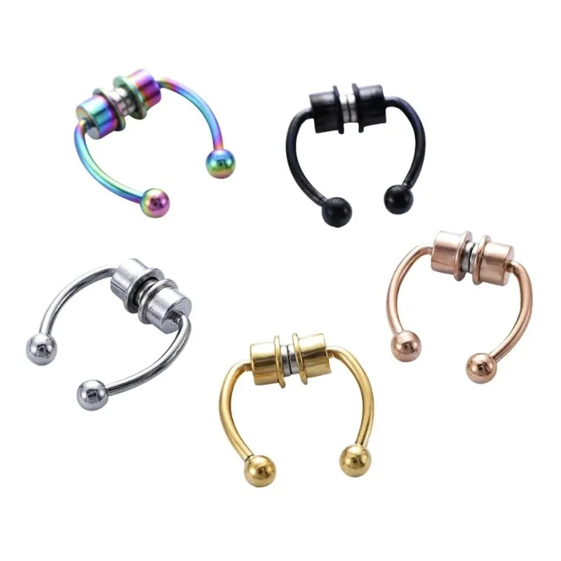 1/2/3 szt. Sztuczne magnetyczn – Body Jewelry Hoops recenzja i cena