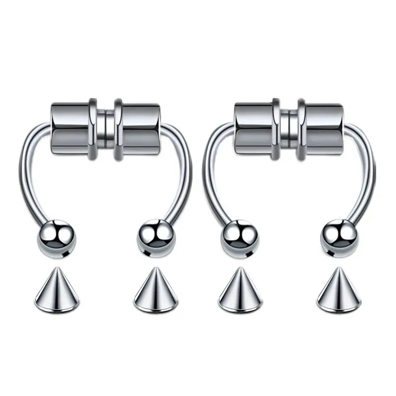 1/2/3 szt. Sztuczne magnetyczn – Body Jewelry Hoops recenzja i cena