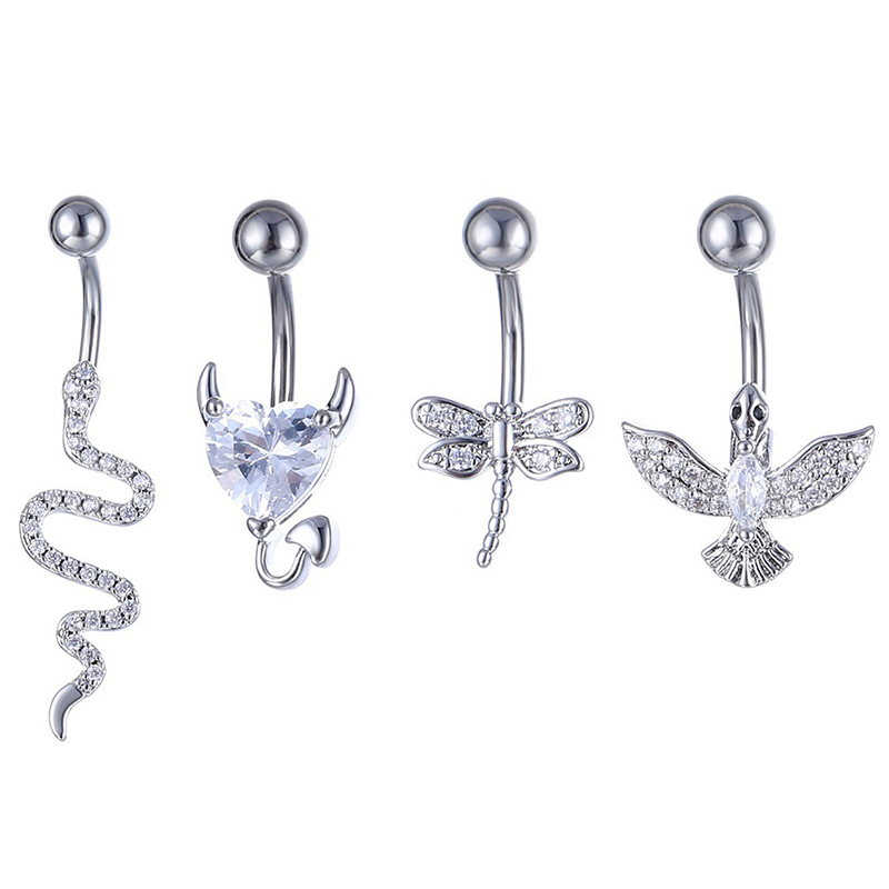Kryształowy pierścionek do pęp – Body Jewelry Hoops recenzja i cena