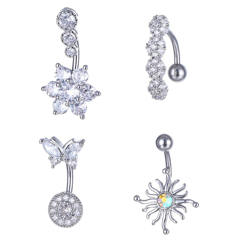 Kryształowy pierścionek do pęp – Body Jewelry Hoops recenzja i cena