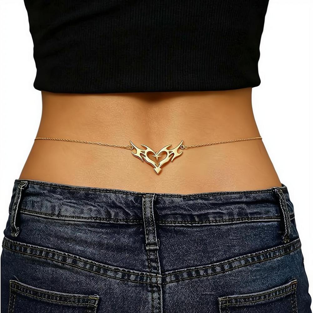 Gotycki Łańcuszek na Pas dla K – Body Jewelry Waist Chains recenzja i cena