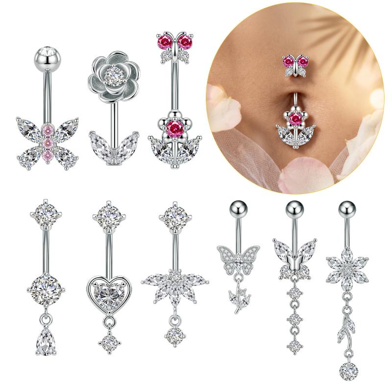 1 szt. Pierścień do pępka z cy – Body Jewelry Tunnels recenzja i cena