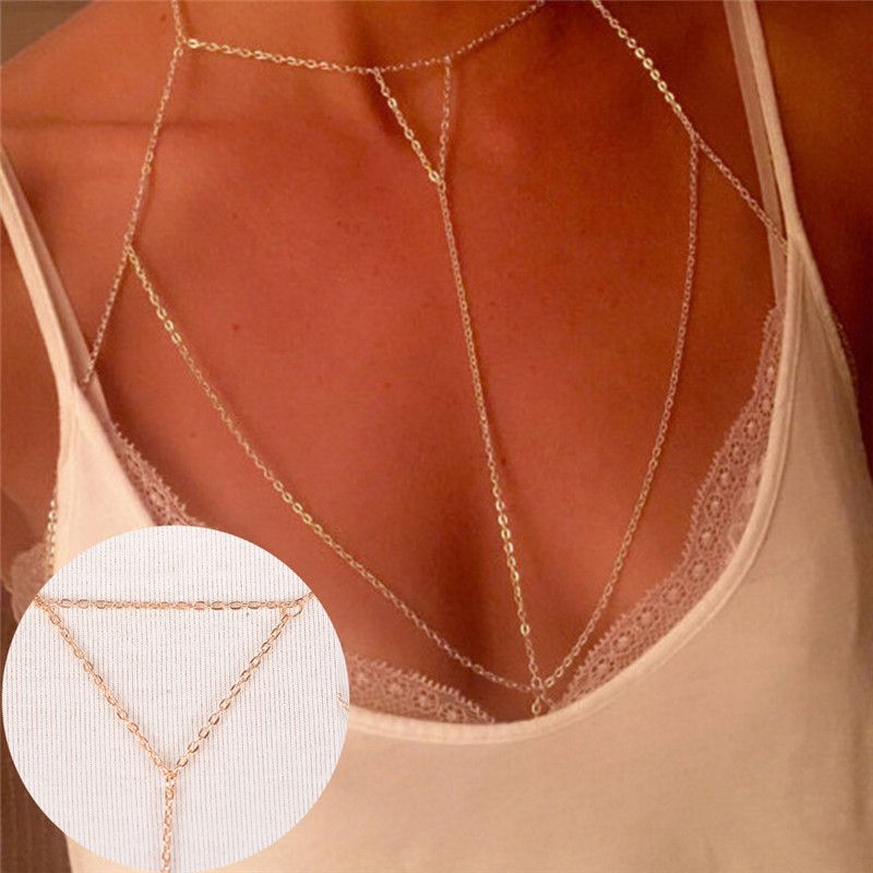 Złote srebrne modne ogniwo sta – Body Jewelry For Sale recenzja i cena