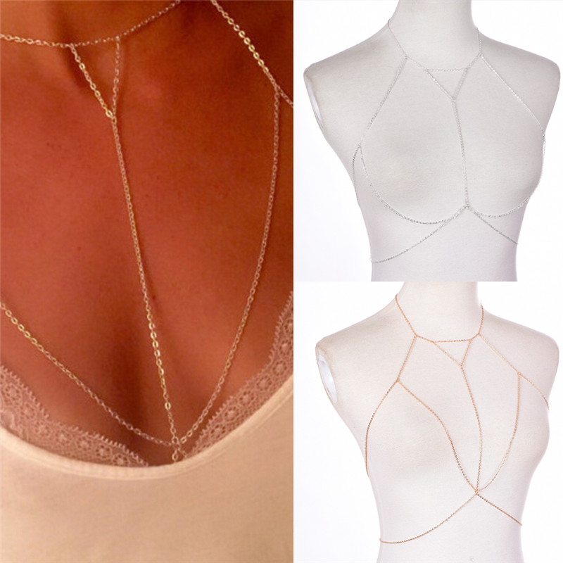 Złote srebrne modne ogniwo sta – Body Jewelry For Sale recenzja i cena