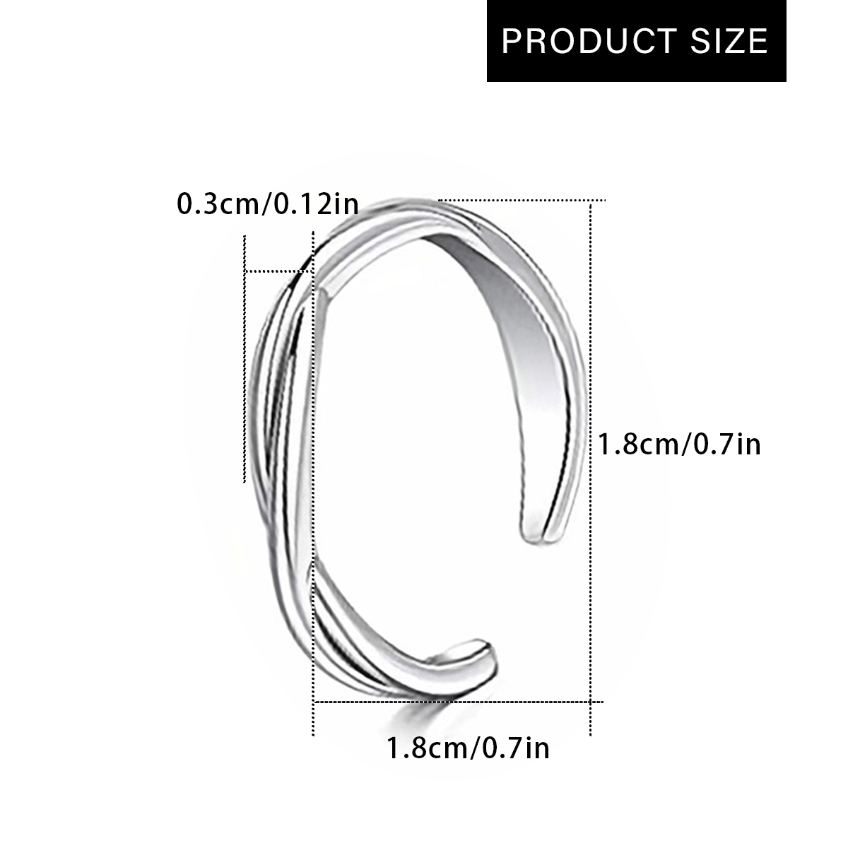 1 sztuk/3 sztuk prosty pierści – Body Jewelry Hoops recenzja i cena
