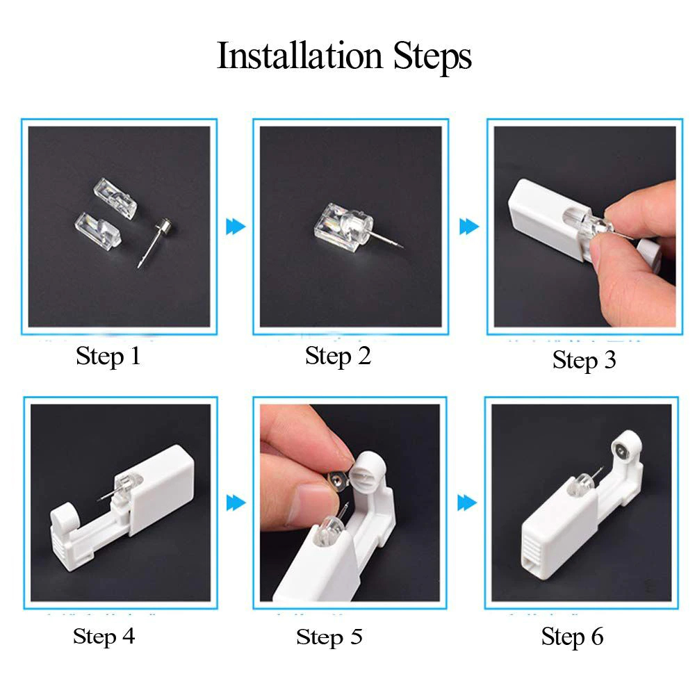 1-20 sztuk/zestaw pistolet do  – Body Jewelry Tunnels recenzja i cena