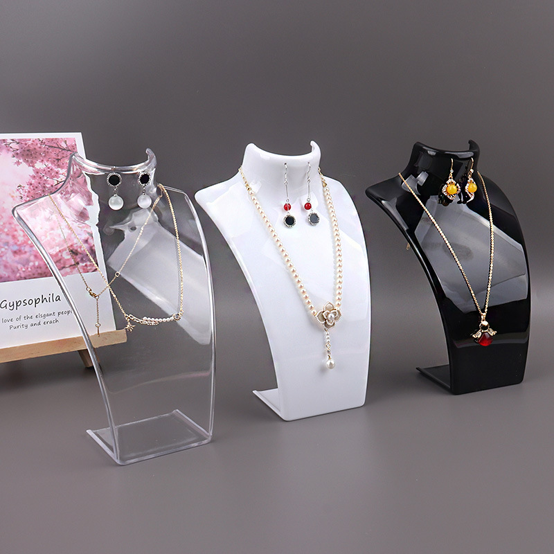 Plastikowy manekin Naszyjnik W – Body Jewelry Display Ideas recenzja i cena