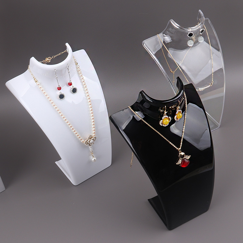 Plastikowy manekin Naszyjnik W – Body Jewelry Display Ideas recenzja i cena