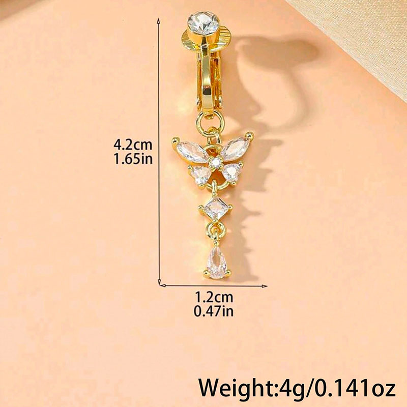 1 szt. Pierścień do pępka z mo – Body Jewelry Hoops recenzja i cena