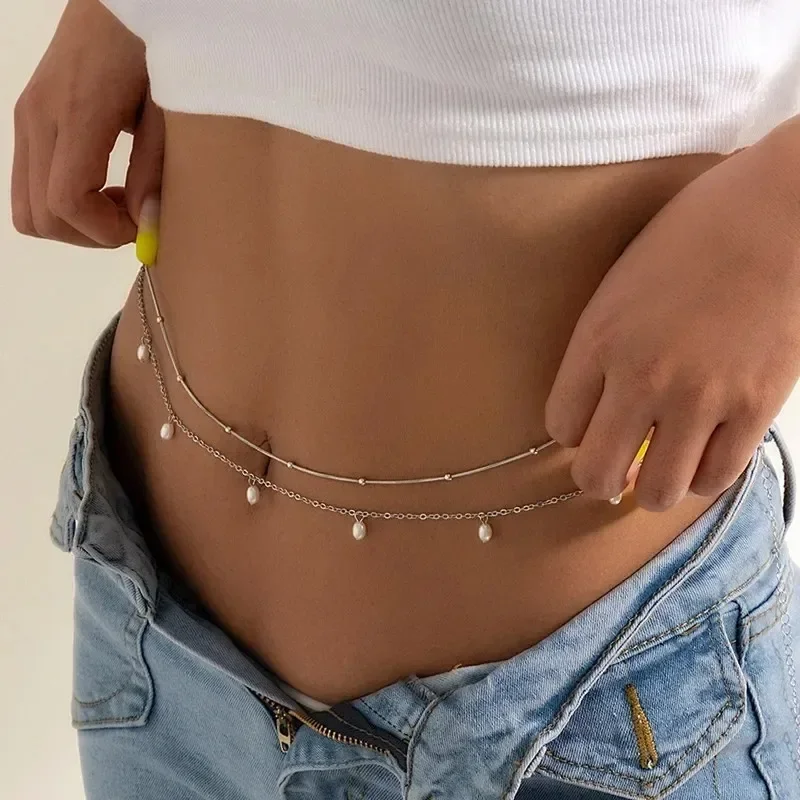 Nowy urok Seksowny dwuwarstwow – Body Jewelry For Sale recenzja i cena