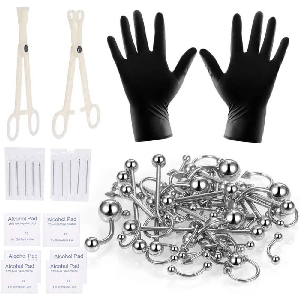 Zestaw do piercingu ciała 150/ – Body Jewelry Hoops recenzja i cena