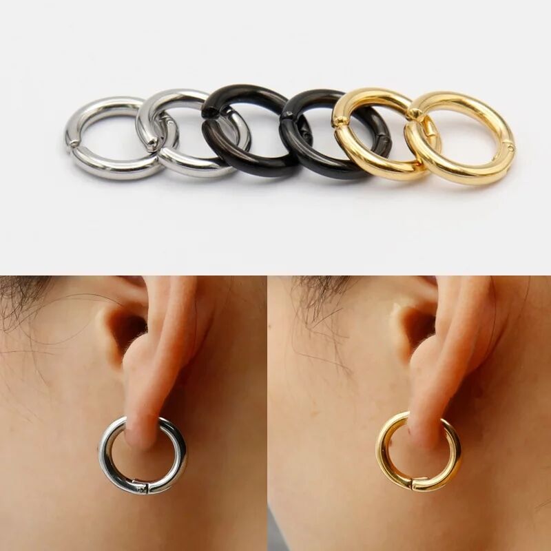 2/6 sztuk fałszywe kolczyki Hu – Body Jewelry Tunnels recenzja i cena