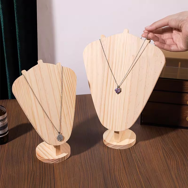 Drewniany stojak na naszyjniki – Body Jewelry Display Ideas recenzja i cena