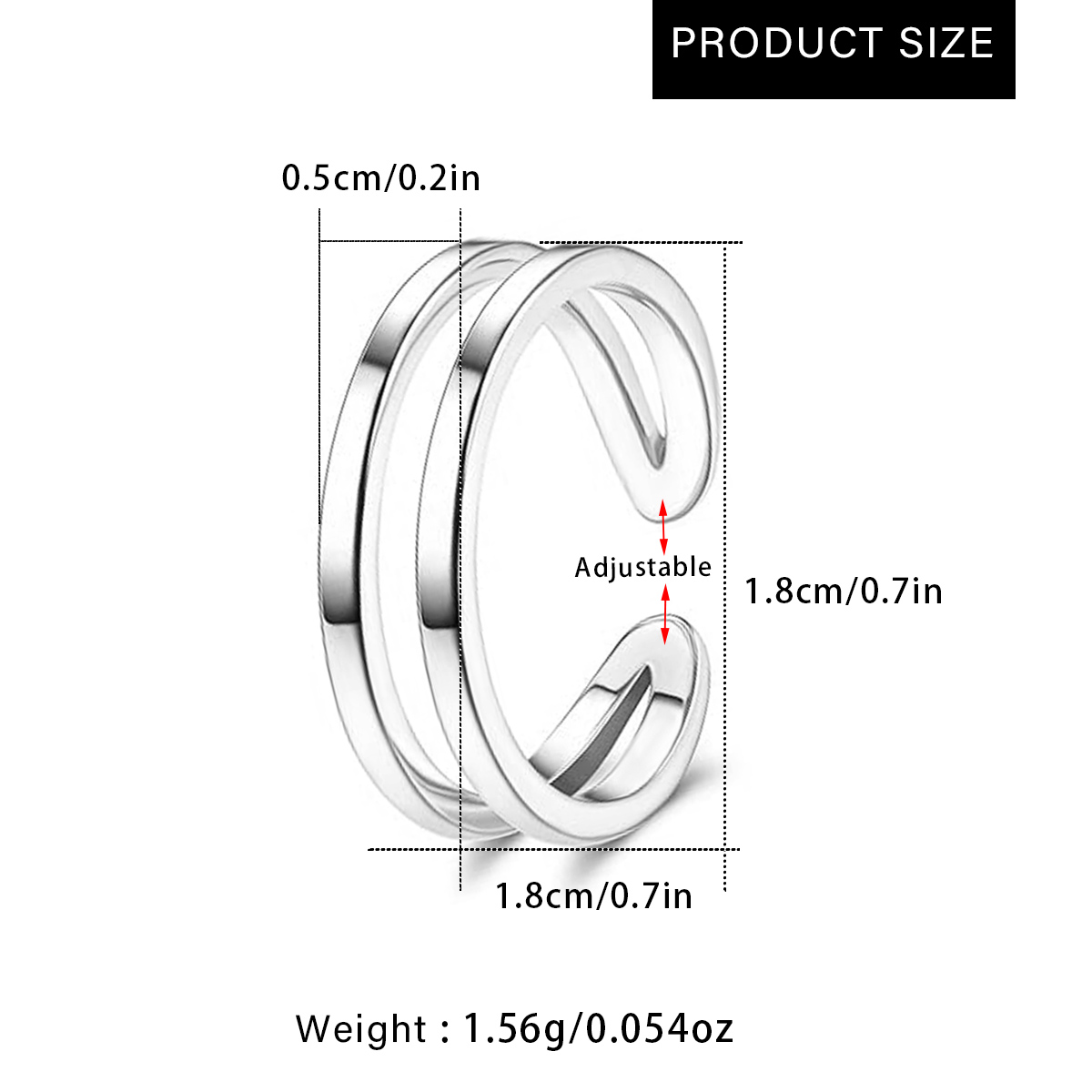 Regulowany podwójny pierścione – Body Jewelry Hoops recenzja i cena