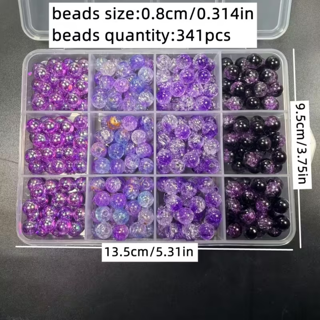 Seria Czarno-Fioletowa 8mm, Ci – Body Jewelry Organizer recenzja i cena