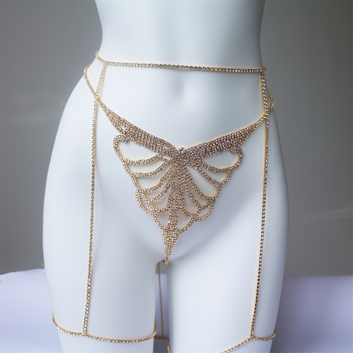 Wielowarstwowe z kryształami g – Body Jewelry Waist Chains recenzja i cena