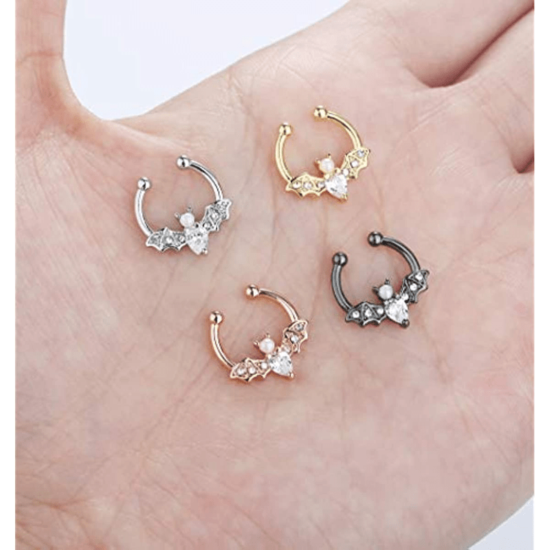 EVISPOL Cute Halloween Bat Fau – Body Jewelry Hoops recenzja i cena