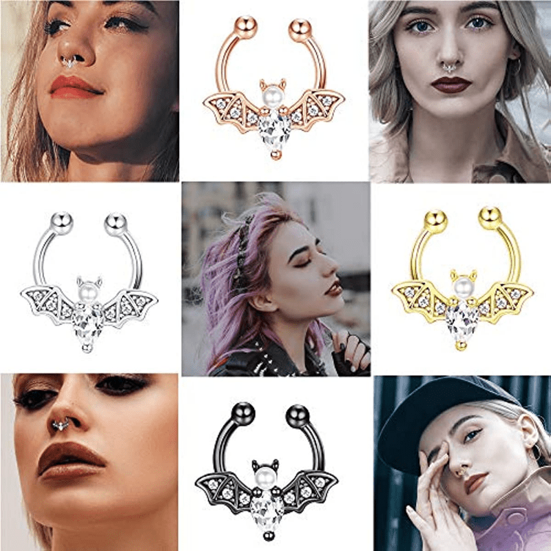 EVISPOL Cute Halloween Bat Fau – Body Jewelry Hoops recenzja i cena