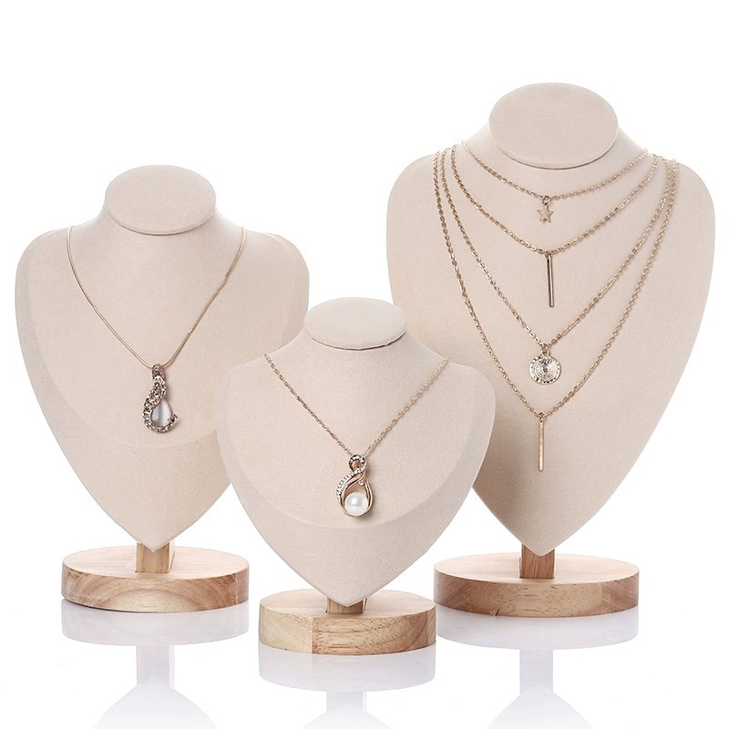 Aksamitny portret Naszyjnik Wy – Body Jewelry Display Ideas recenzja i cena