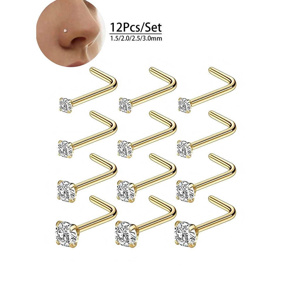 12-częściowy pełny zestaw hipo – Body Jewelry Hoops recenzja i cena