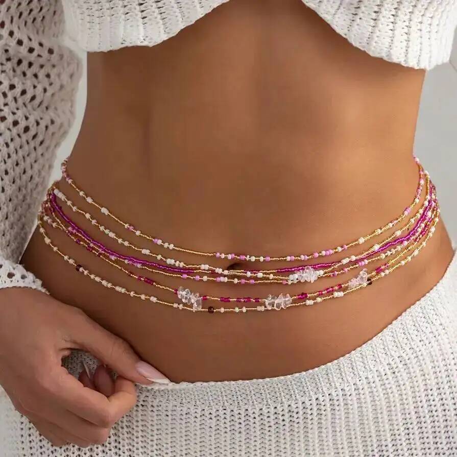 SHIXIN 6 szt./zestaw Boho Kolo – Body Jewelry Waist Chains recenzja i cena